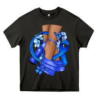 Asphalt colon cancer heels Heavy Core Tee - NancyCooperArtShop