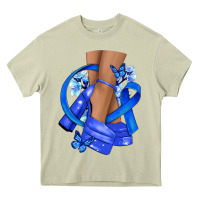 Mossy colon cancer heels Heavy Core Tee - NancyCooperArtShop