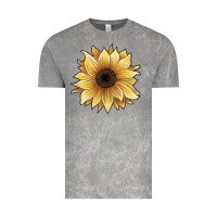 Cloud Rock watercolor sunflower Vintage Tee - JahusDesignShop