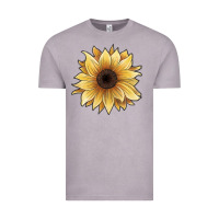 Vintage Zinc watercolor sunflower Vintage Tee - JahusDesignShop