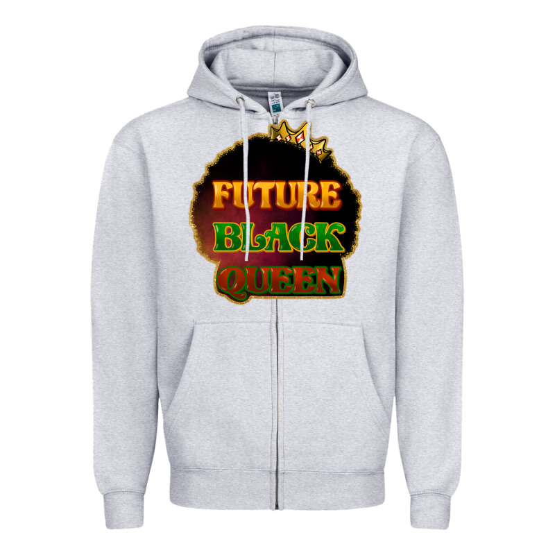 Future Black Queen Zipper Hoodie by HowdyJamesFarm | Teevron