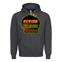 Smoke Future black queen Zipper Hoodie - HowdyJamesFarm