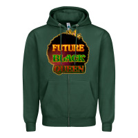 Sports Green Future black queen Zipper Hoodie - HowdyJamesFarm