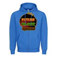 True Royal Future black queen Zipper Hoodie - HowdyJamesFarm