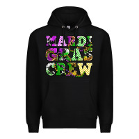 Black mardi gras crew olivia Premium Hoodie - OliviaCreatesArt