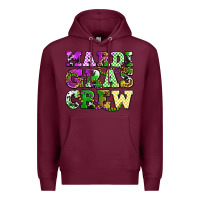 Burgundy mardi gras crew olivia Premium Hoodie - OliviaCreatesArt
