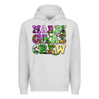 Dove Grey mardi gras crew olivia Premium Hoodie - OliviaCreatesArt
