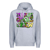 Heather Grey mardi gras crew olivia Premium Hoodie - OliviaCreatesArt