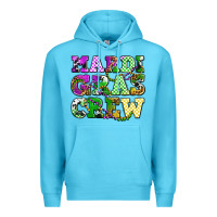 Ocean Blue mardi gras crew olivia Premium Hoodie - OliviaCreatesArt