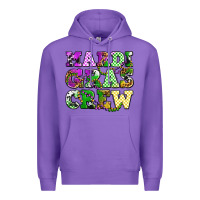 Purple mardi gras crew olivia Premium Hoodie - OliviaCreatesArt