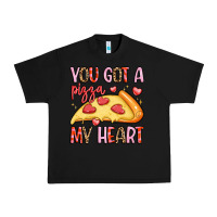Black you got a pizza my heart Urban Heavy Tee - LillyAllenDesigns