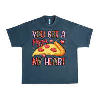 Midnight Navy you got a pizza my heart Urban Heavy Tee - LillyAllenDesigns