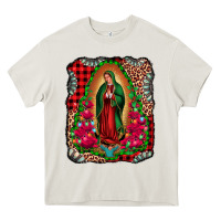Cream our lady of guadalupe christmas Heavy Core Tee - Jasminsmagicworld
