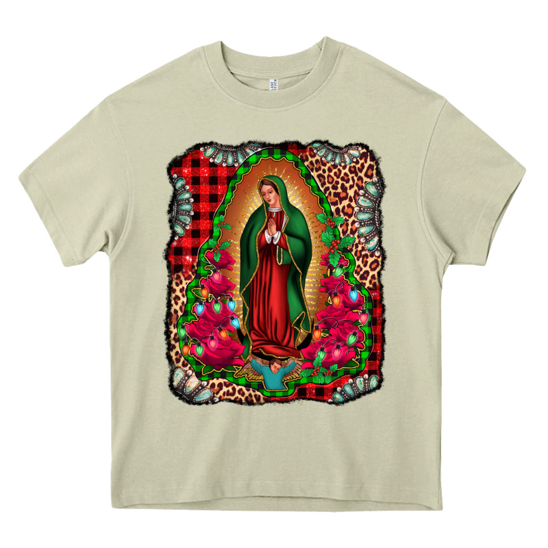 Our Lady Of Guadalupe Christmas Heavy Core Tee by Jasminsmagicworld | Teevron