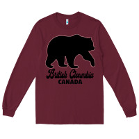 Burgundy British Cloumbia Canada Long Sleeve Tee - Bettercallsaul
