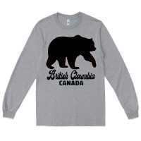 Heather Grey British Cloumbia Canada Long Sleeve Tee - Bettercallsaul