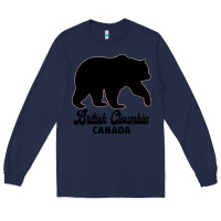 Navy British Cloumbia Canada Long Sleeve Tee - Bettercallsaul