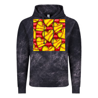 Cloud Black softball hearts seamless pattern Vintage Hoodie - BundleAndBundleShop