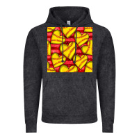 Vintage Arctic softball hearts seamless pattern Vintage Hoodie - BundleAndBundleShop