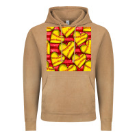 Vintage Camel softball hearts seamless pattern Vintage Hoodie - BundleAndBundleShop