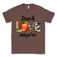 Chestnut teach love inspıre Classic Tee - JahusDesignShop