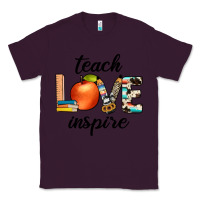Plum teach love inspıre Classic Tee - JahusDesignShop