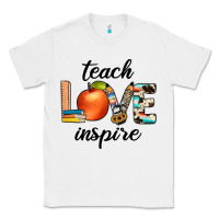 White teach love inspıre Classic Tee - JahusDesignShop