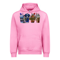 Fuchsia Pink Police Coffee Urban Hoodie - CowhideDigitalArt