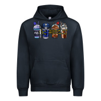 Navy Police Coffee Urban Hoodie - CowhideDigitalArt