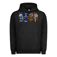 Pigment Black Police Coffee Urban Hoodie - CowhideDigitalArt