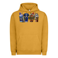 Pigment Peanut Butter Police Coffee Urban Hoodie - CowhideDigitalArt