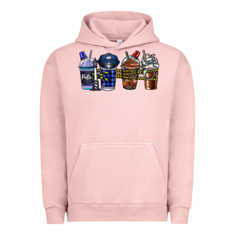 Police Coffee Urban Hoodie by CowhideDigitalArt | Teevron