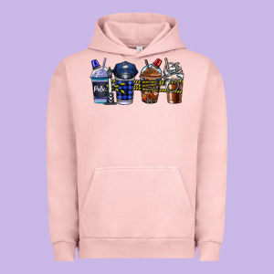 Police Coffee Urban Hoodie Designed By Cowhidedigitalart