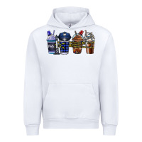White Police Coffee Urban Hoodie - CowhideDigitalArt