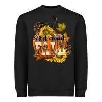 Black Wild About Fall Heavyweight Sweatshirt - texasbilliewilder