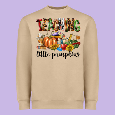 Teaching Little Pumpkins Heavyweight Sweatshirt Designed By Texasbilliewilder