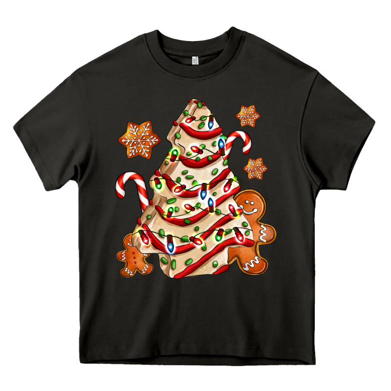 Christmas Tree Cake And Cookies Ado Heavy Core Tee by AdoDesignShop | Teevron