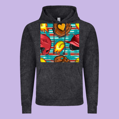 Softball Helmet And Glove With Serape Seamless Pattern Vintage Hoodie Designed By Bundleandbundleshop