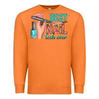 Carrot best nail tech ever bbs Premium Sweatshirt - BundleAndBundleShop