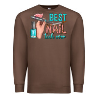 Chestnut best nail tech ever bbs Premium Sweatshirt - BundleAndBundleShop