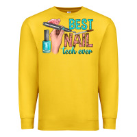 Lemon best nail tech ever bbs Premium Sweatshirt - BundleAndBundleShop