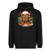 Black basketball dad Heavyweight Hoodie - FaDigitalArtStudio