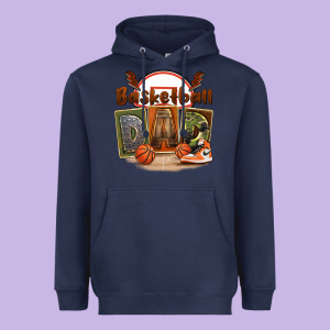 Basketball Dad Heavyweight Hoodie Designed By Fadigitalartstudio