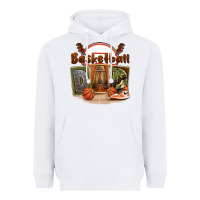 White basketball dad Heavyweight Hoodie - FaDigitalArtStudio