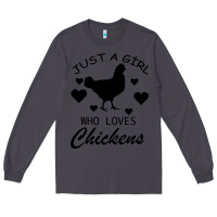 Smoke Just A Girl Who Love Chickens Long Sleeve Tee - Bettercallsaul