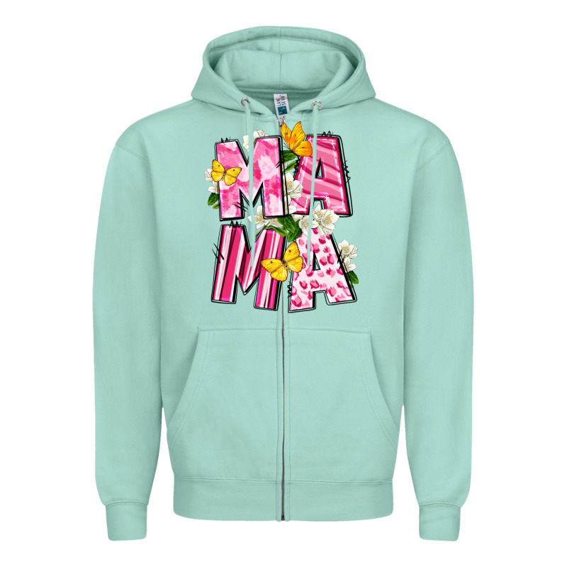 Mama Mother's Day Zipper Hoodie by CowGirlArtShop | Teevron