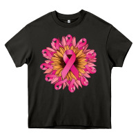 Asphalt cancer ribbon sunflower Heavy Core Tee - NancyCooperArtShop