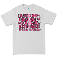 Dove Grey overcome through courage strength  malia Premium Tee - MaliasSmallBusiness