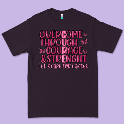Overcome Through Courage Strength  Malia Premium Tee Designed By Maliassmallbusiness