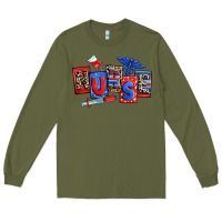 Army Green usa nurse Long Sleeve Tee - RanaPortraitStore
